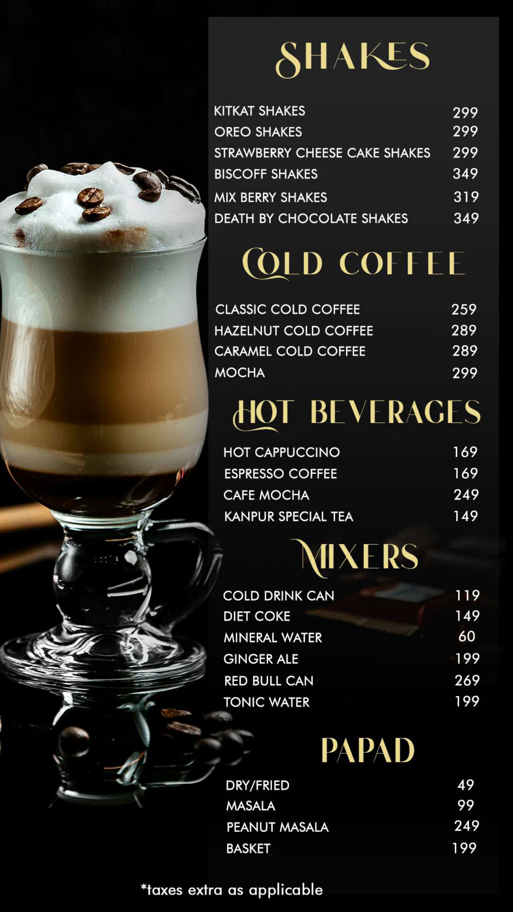 View Full Menu | Moodys